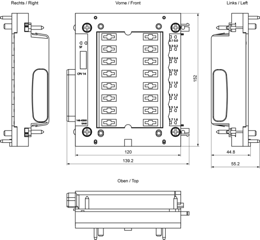SIMATIC ET 200pro 16DQ 24 V DC CPV14