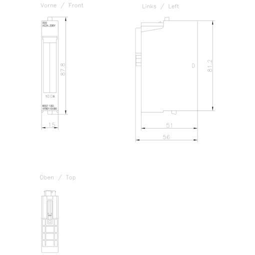 SIMATIC ET 200S 2DQ 24  230 V AC PU 5