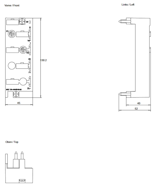SIMATIC ET 200pro CM IO 2x M12 For FSwitch PROFIsafe