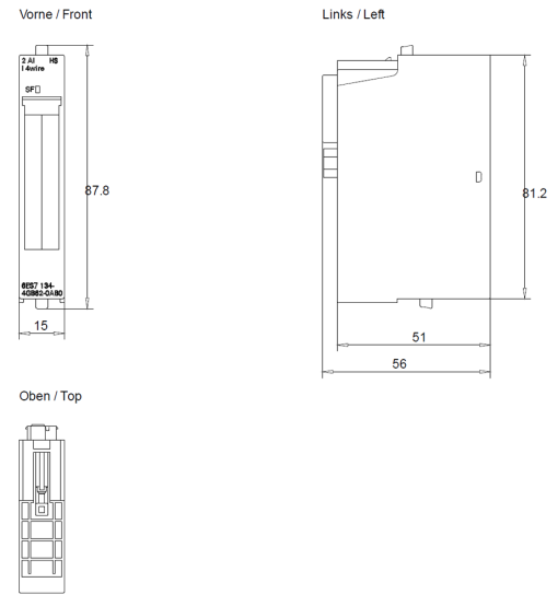 SIMATIC ET 200S 2AI I 4WIRE HS