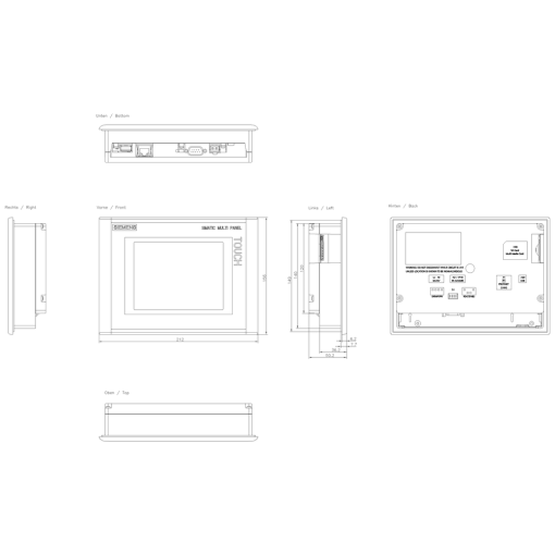 SIMATIC HMI MP177 6 touch