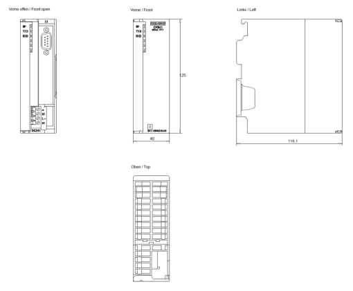 SIMATIC S7300 CP 341 20 mA TTY ASCII 3964R RK512 printer Modbus RTU 