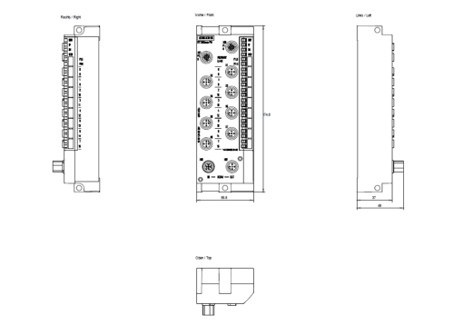 SIMATIC ET 200eco PN 16DQ 24 V DC13 A 8x M12