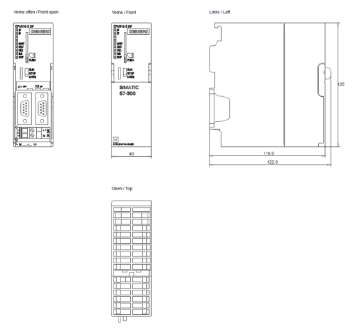 SIMATIC S7300 CPU 3152 DP 256 KB