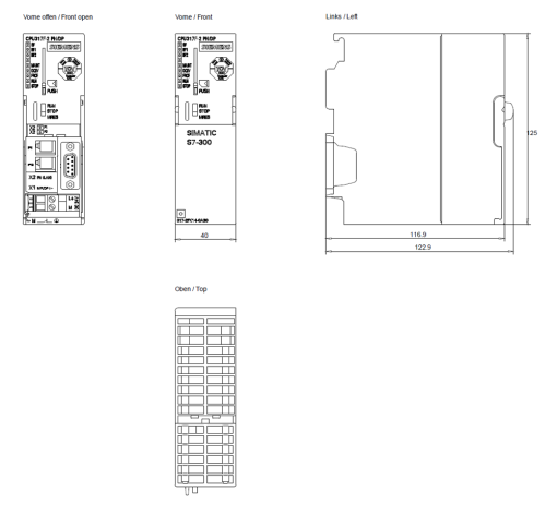 SIMATIC S7300 CPU 317F2 PNDP 15 MB