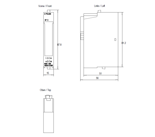 SIMATIC ET 200S 2 PULSE 2 channels max 2 A 4 A