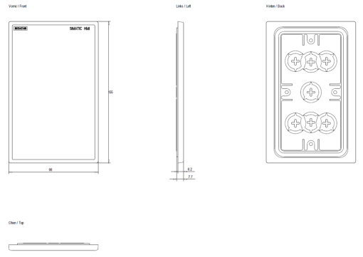 SIMATIC HMI Empty front design