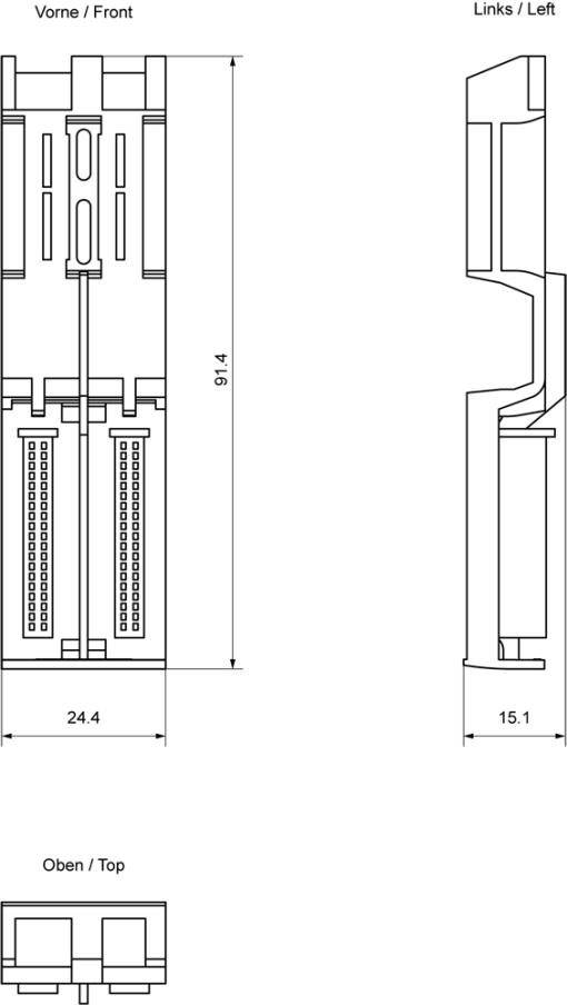 SIMATIC S71500 U connector PU 5
