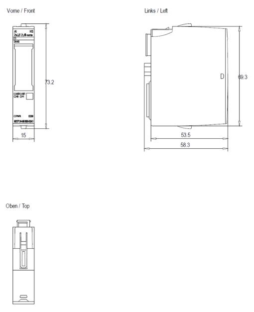 SIMATIC ET 200SP AI 2xUI 24wire HS