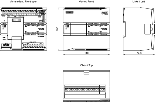 SIMATIC S71200 CPU 1214FC DCDCDC 14DI  10DQ  2AI