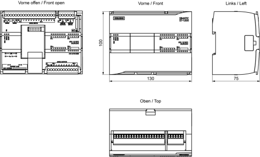 SIMATIC S71200 CPU 1215FC DCDCDC 14DI  10DQ  2AI  2AQ