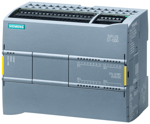 SIMATIC S71200 CPU 1215FC DCDCrelay 14DI  10DQ  2AI  2AQ