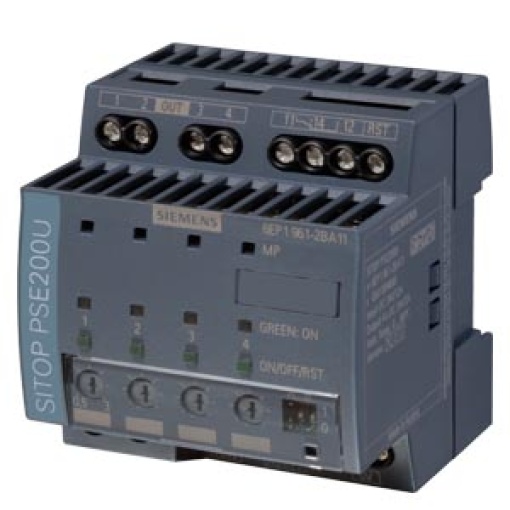 SITOP PSE200U selectivity module 24 V DC4 x 053A w common signaling contact
