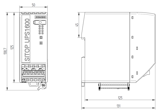 Uninterruptible power supply SITOP UPS1600 24 V DC10A with USB