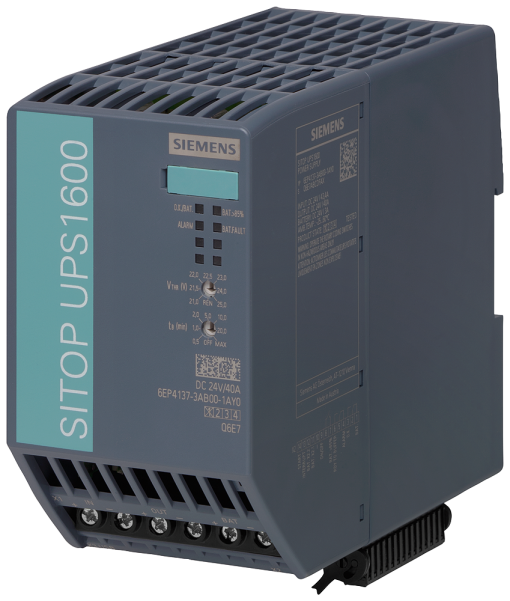 Uninterruptible power supply SITOP UPS1600 24 V DC40 A with USB
