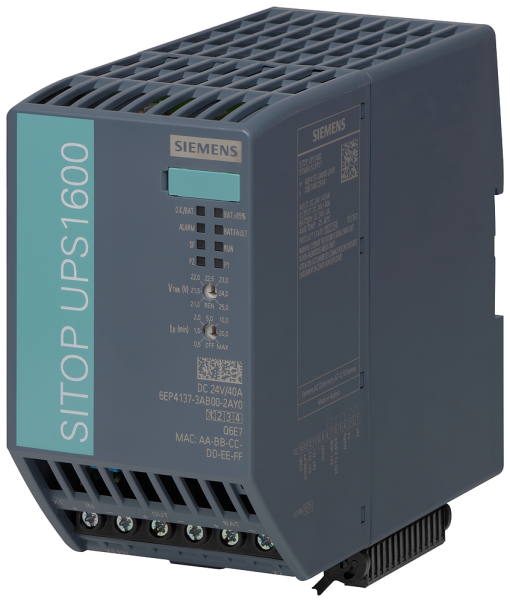 Uninterruptible power supply SITOP UPS1600 24 V DC40 A with IEPN