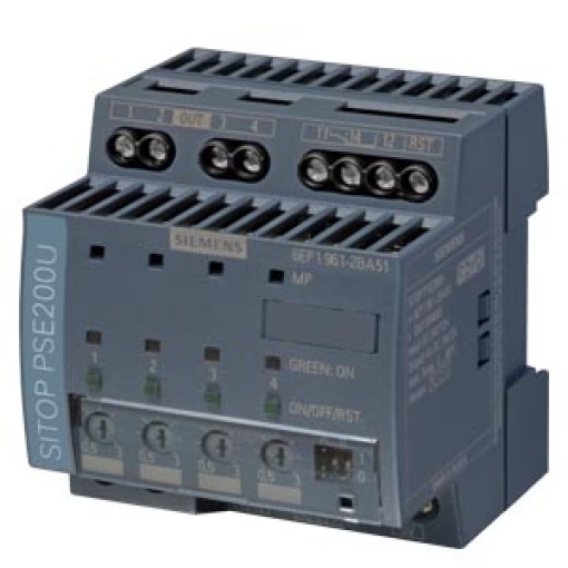 SITOP PSE200U selectivity module 24 V DC4 x 053A w common signaling contact