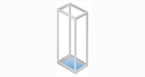 Base plate without subdivision WxD800x 600