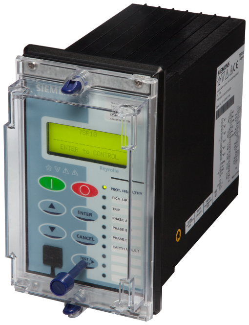7SR105 enclosure inputsoutputs and device front S4 enclosure 4 cur trans