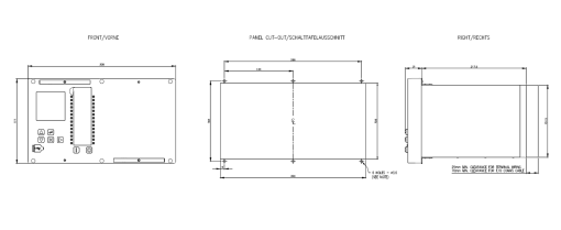Transformer protection 3 windings 12 Current tr 24 BI 10 BO Standard int