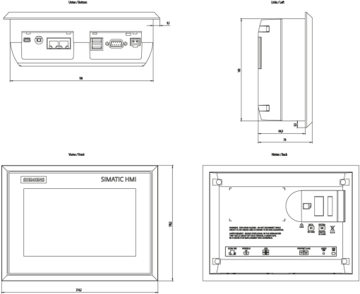 SIMATIC HMI TP700 Comfort INOX PCT