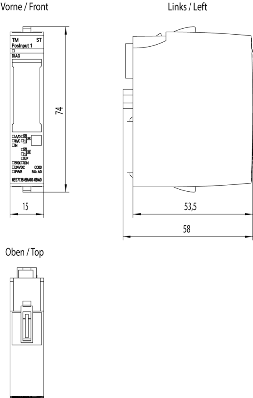 SIMATIC ET 200SP TM PosInput 1 1 MHz PU 10