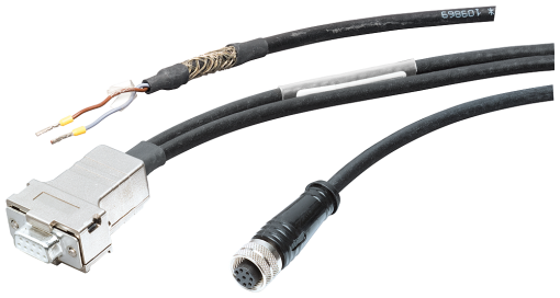 RS232 plugin cables Y cable preassembled between reader and PC RS232 5 m