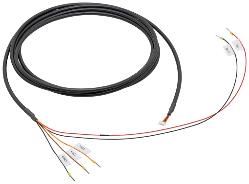 RS232 connecting cable between RF1040R or RF1070R and controllers