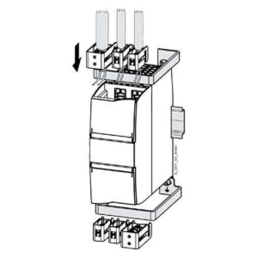 SIMATIC MICRODRIVE SBS170 PDC shield bracket set with bracket length 70 mm