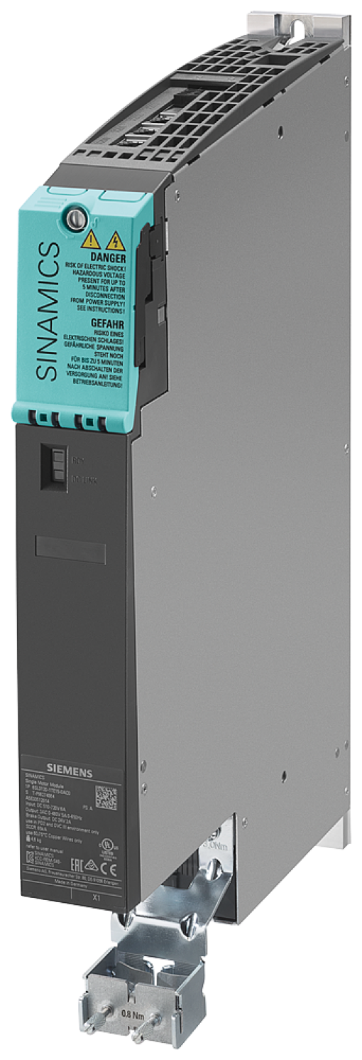 SINAMICS S120 single motor module input 600 V DC output 400 V 3 AC 18 A de