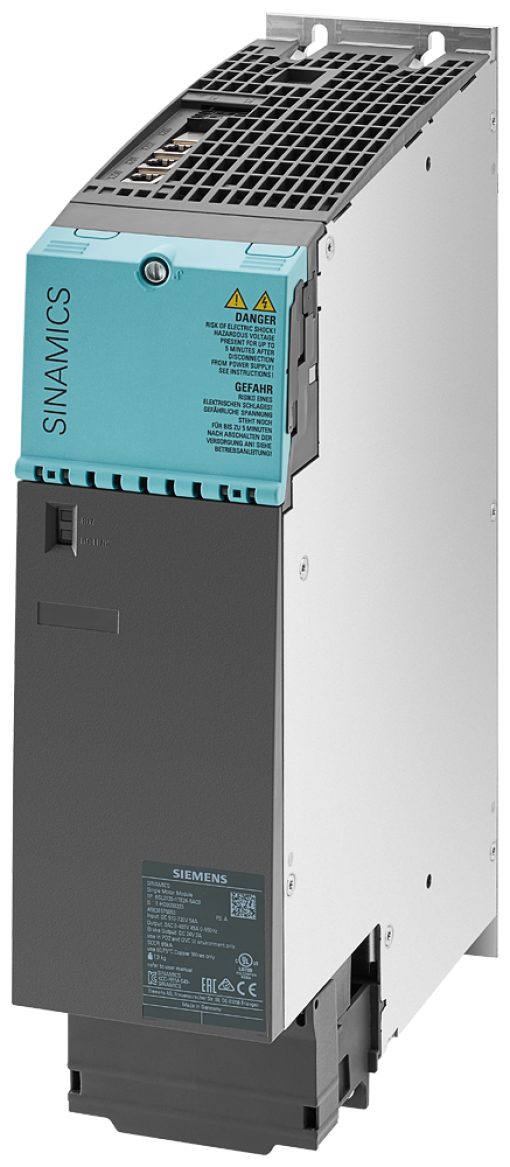 SINAMICS S120 SINGLE MOTOR MODULE INPUT DC 600V OUTPUT 3AC 400V 45A FRAME 