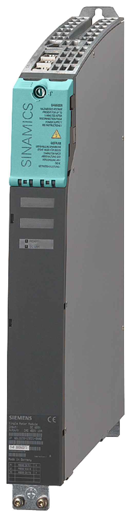 SINAMICS S120 SINGLE MOTOR MODULE EINGANG DC 600V AUSGANG 3AC 400V 18A BAU