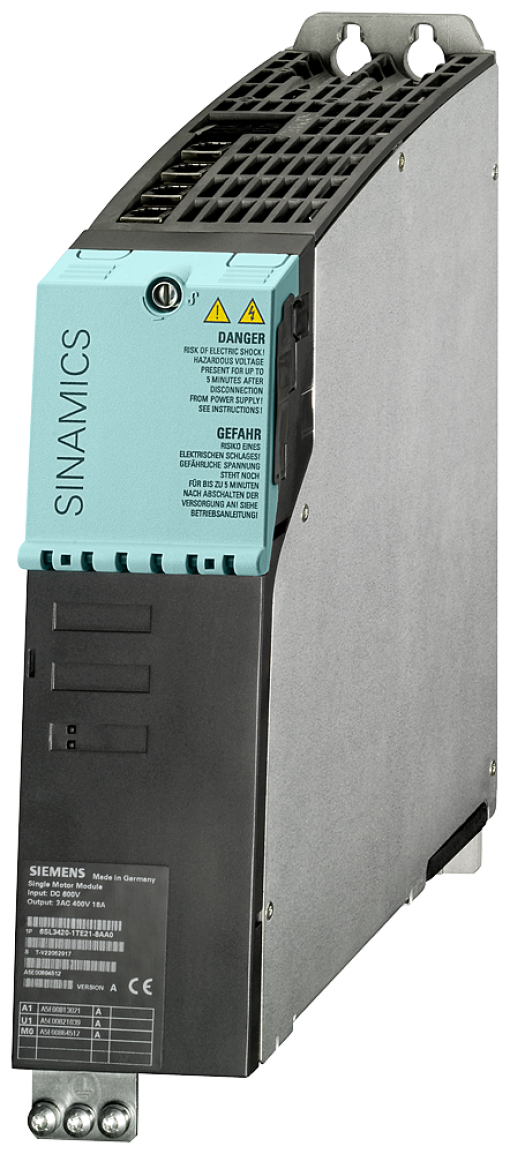 SINAMICS S120 DOUBLE MOTOR MODULE INPUT DC 600V OUTPUT 3AC 400V 5A5A FRAM