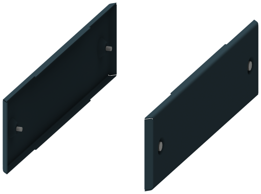 SIVACON S4 base cover side H 100 mm D 400 mm