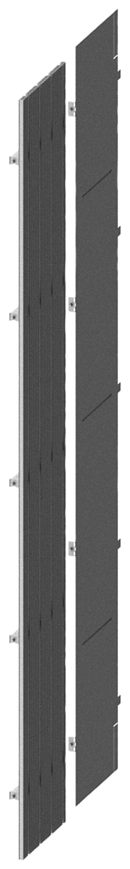 SIVACON S4 separation vertical busbar without main busbar D 800 mm