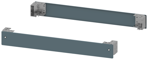 SIVACON S4 base corner pieces with cover H 100 mm W 1000 mm