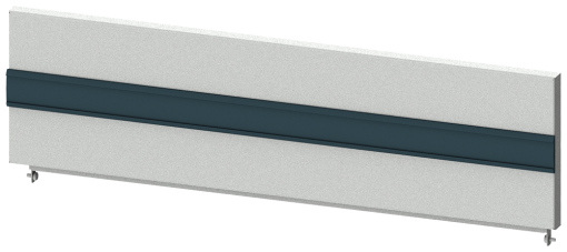 SIVACON S4 head compartment cover IP40 H 225 mm W 800 mm