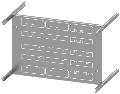 SIVACON S4 mounting panel 3VL1 up to 160 A 4pole fixedmounted H 350 mm W