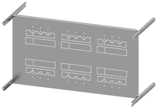 SIVACON S4 mounting panel 3VL4 up to 400 A 34pole fixedmountedpluginwi