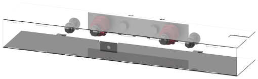SIVACON S4 holder for NLink for SENTRON 3VL switch 3VL4 up to 400 A fixedm