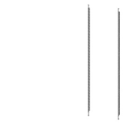 SIVACON S4 longitudinal reinforcement for ALPHA system H 1800 mm