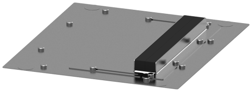 SIVACON S4 IP40 top plate with cable entry W 350 mm D 400 mm