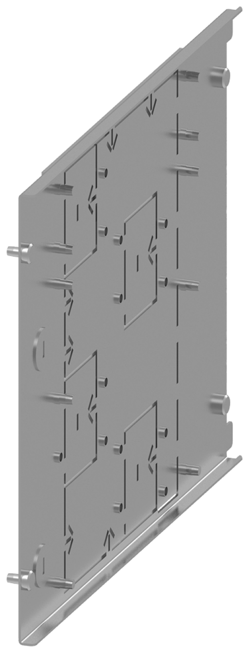 SIVACON S4 lateral separation for crossbar gt 800 A H 400 mm