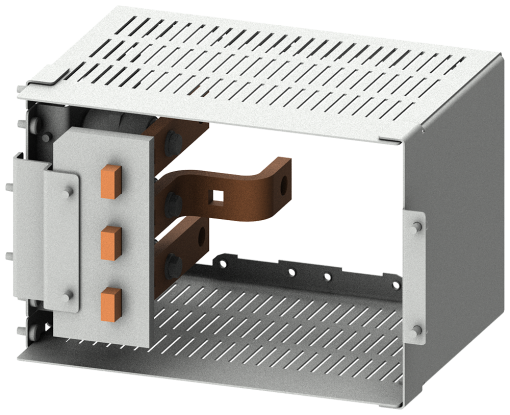 SIVACON S4 cable connection rear switch 3VL4 up to 400 A 3pole H 200 mm