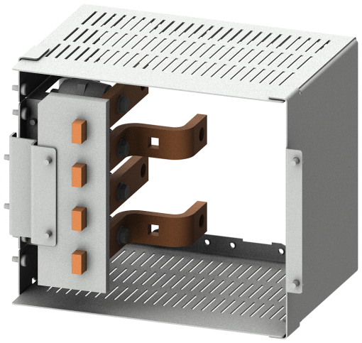 SIVACON S4 cable connection rear switch 3VL4 up to 400 A 4pole H 250 mm