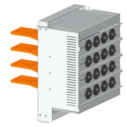 SIVACON S4 cable connection rear switch 3VL8 up to 1600 A 34pole H 450 mm