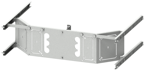 SIVACON S4 mounting panel 3VL2 and 3VL3 3pole fixedmounted through compart