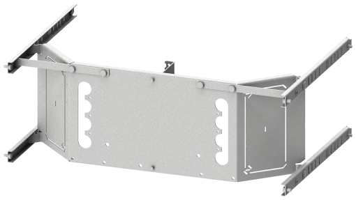 SIVACON S4 mounting panel 3VL2 and 3VL3 4pole fixedmounted through compart