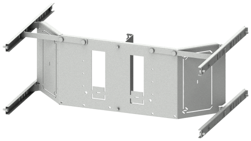 SIVACON S4 mounting panel 3VL1 up to 3VL3 4pole plugin version through com