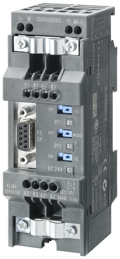 SIPLUS DP RS 485 repeater 25  70 C with conformal coating based on 6ES7
